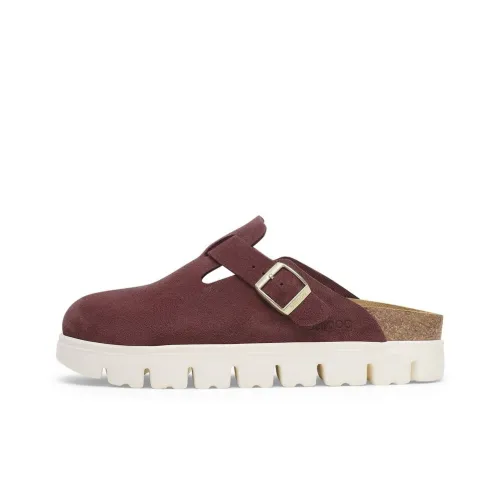 Birkenstock EVA Abrasion Resistant Closed Toe Slippers Women's Brick Red