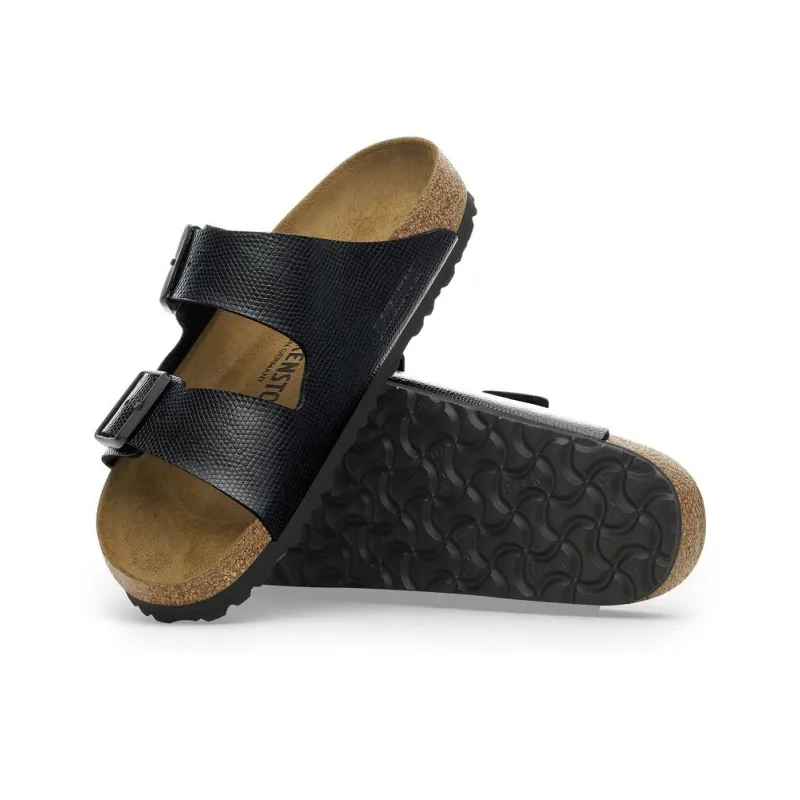 Birkenstock EVA Abrasion-Resistant Slide Slippers Women's Shiny Black-4