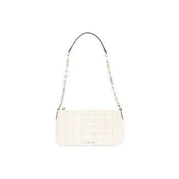 MICHAEL KORS Fabric Handbag Shoulder Bag Women's White