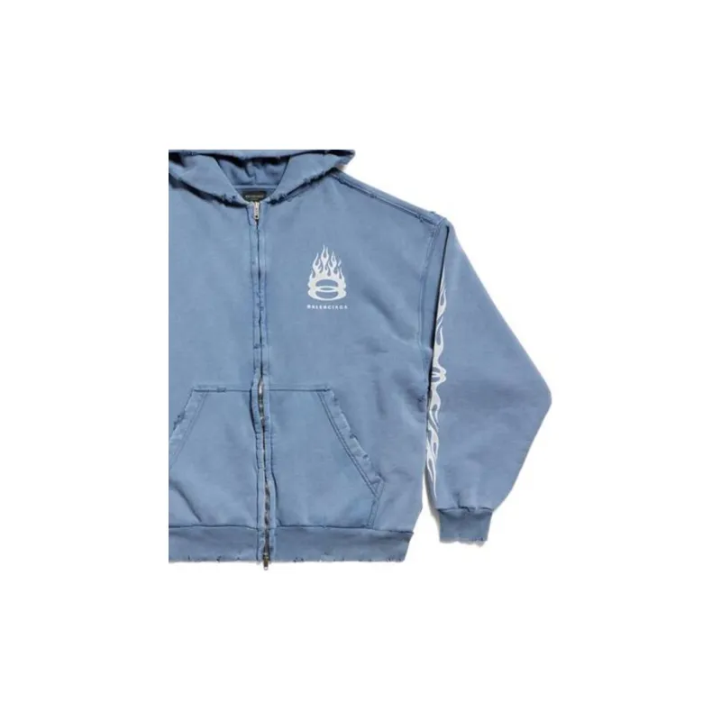 Balenciaga Zip Up Hoodie-4