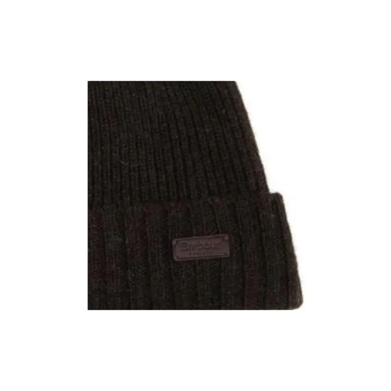 BARBOUR Logo-patch Knitted Beanie-2