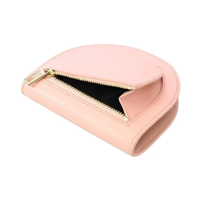 Furla Allegra Calfskin Card Holder Medium Size Women's Pink-4