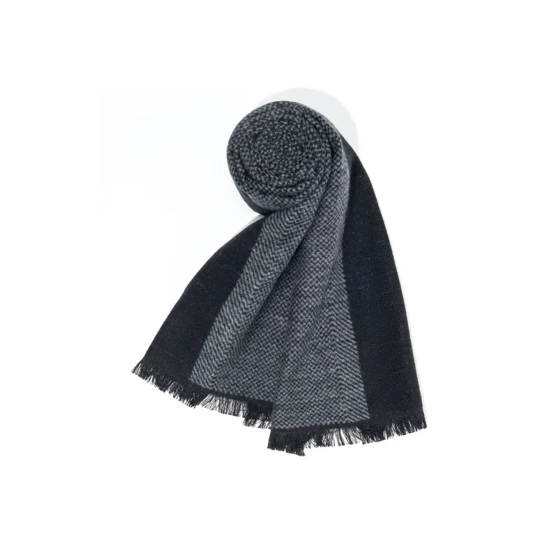 Shanghai Story 100% Mulberry Silk Knit Scarves Men's Multiple Colors-13