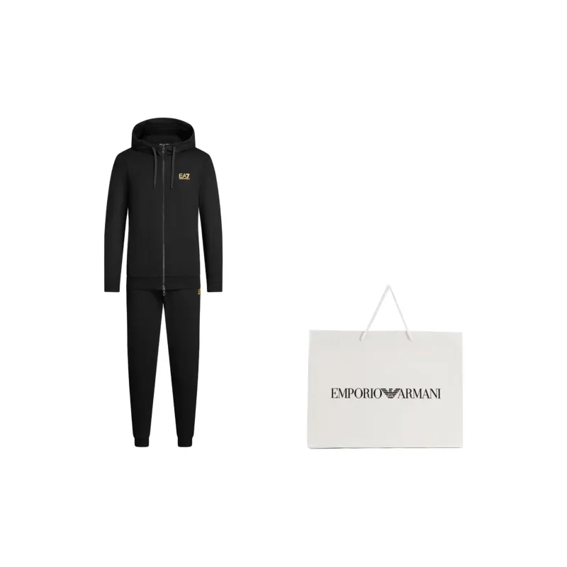 EMPORIO ARMANI EA7 FW24 Casual Sportswear Men's Black-7