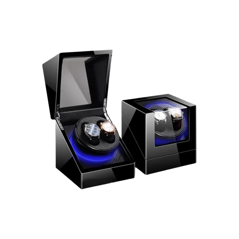 Brilliant Regular Collection 2 Digits Watch Winder Black Red Brown Unisex-5