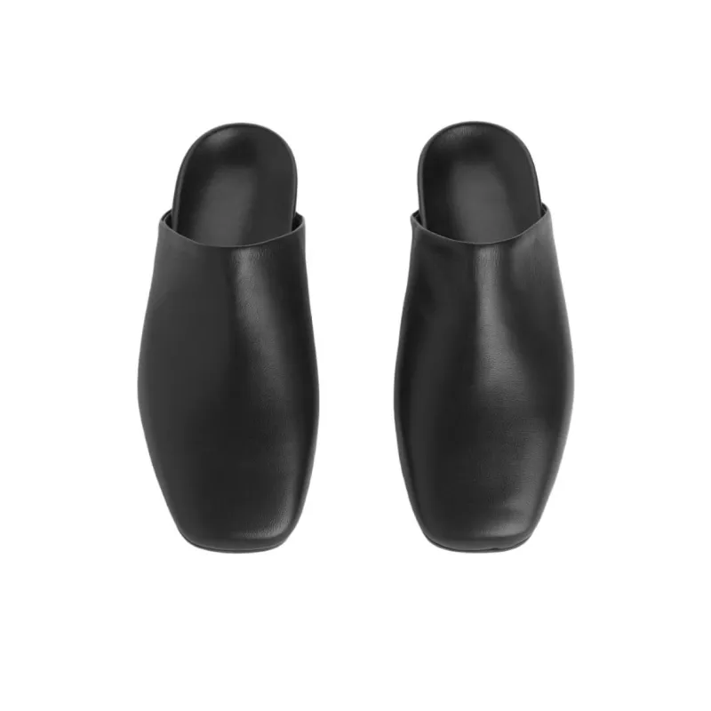 ARKET Wrap-toe Slippers Women's Black-2