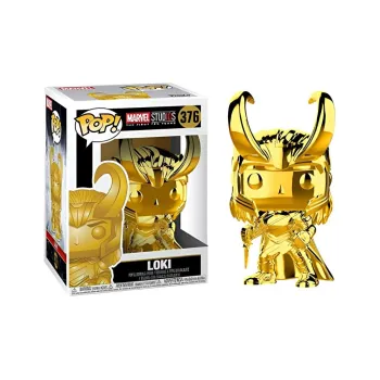 Funko FUNKO POP Marvel 10th Anniversary Commemoration Electroplated Edition Loki Chibi Figures