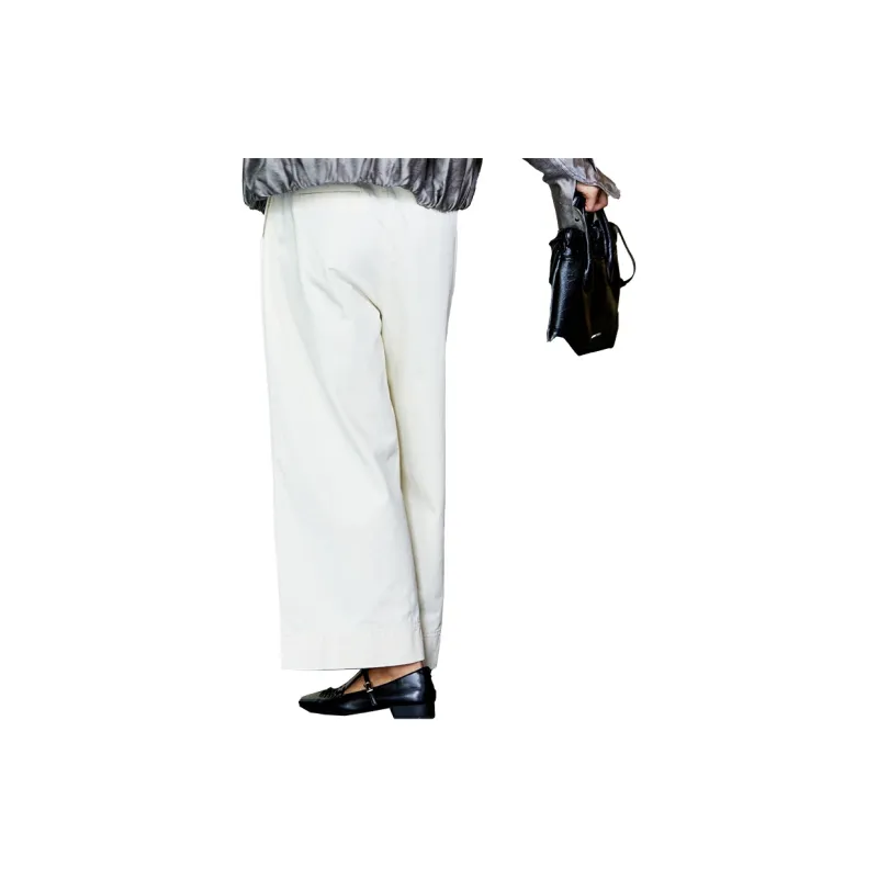 C.3000 Casual Pants Women's Cream White-1