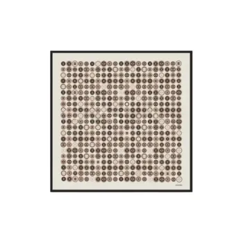 CHANEL Silk Scarves Unisex Black