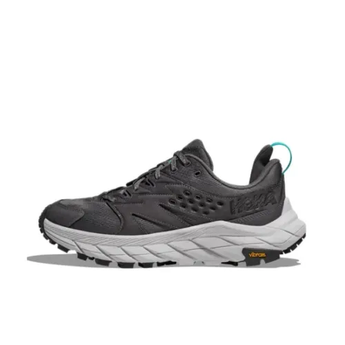 HOKA ONE ONE Anacapa Breeze Cushioning, Wear Resistant Low Top Hiking Shoes Men's Dark Gray