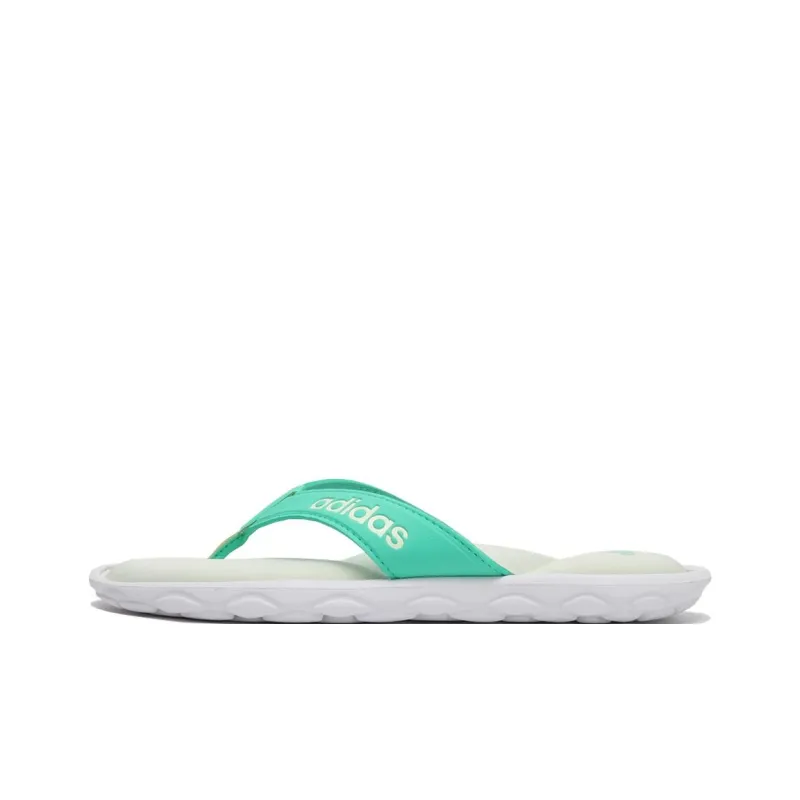 Adidas Comfort Slip-Resistant Massage Flip Flops Women's Green-0