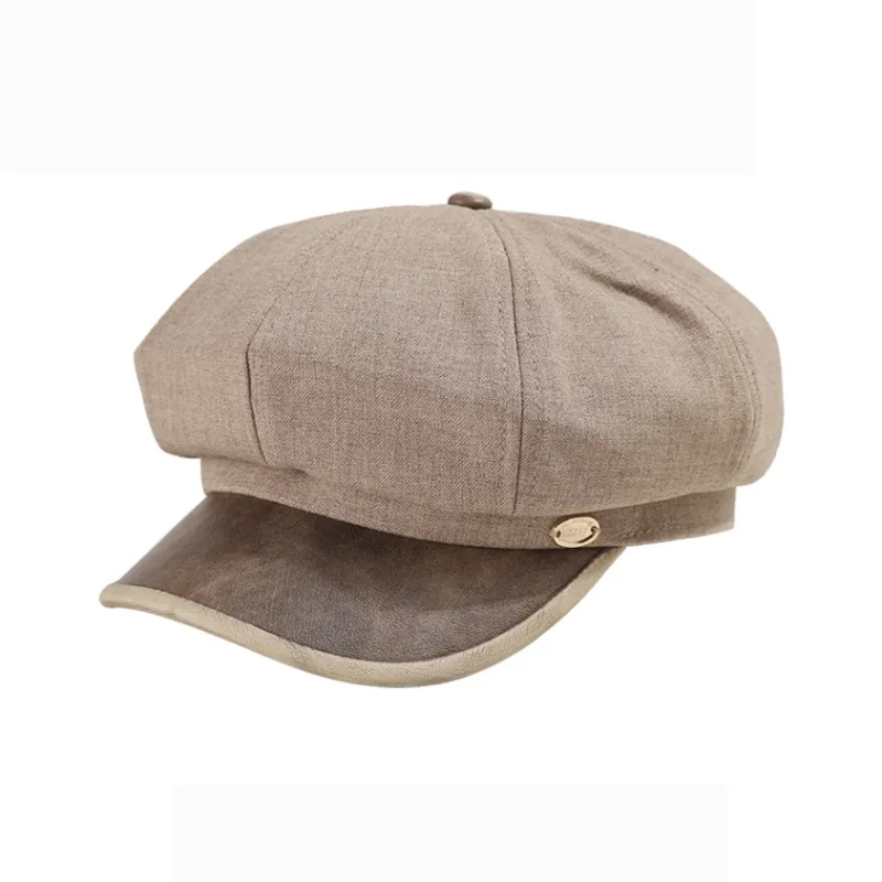 TUCANO Cotton Linen Blend Berets Women's-3