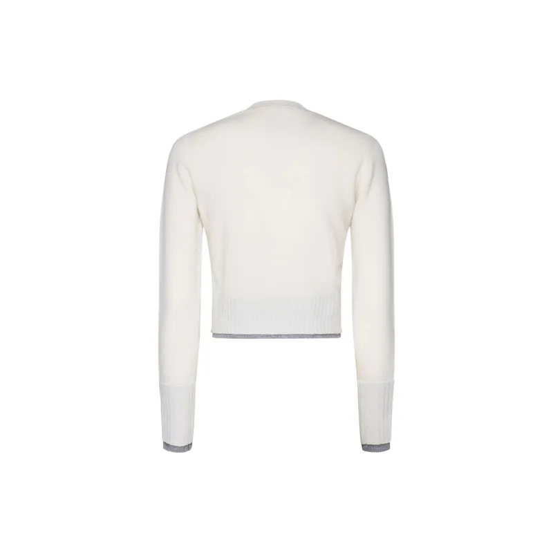 PINKO V Neck Cropped Cardigan-1