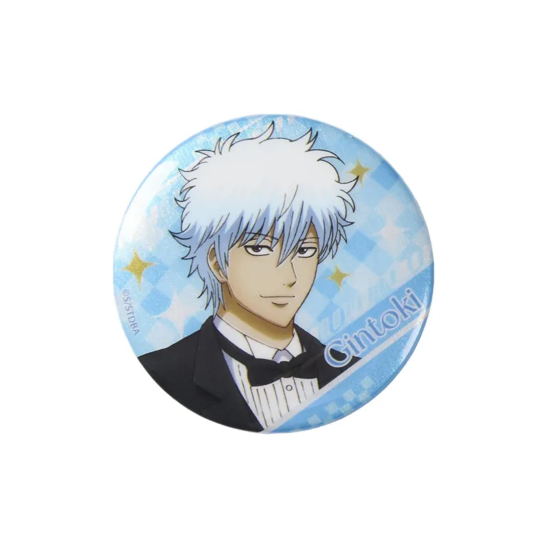 BOOM COMIC Gintama Double Flash Badge Gintoki Sakata Shinsuke Takasugi Toushirou Hijikata Badges-4