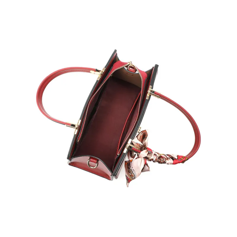 PAYOT PU One Shoulder Handbags Regular Women's Burgundy-3