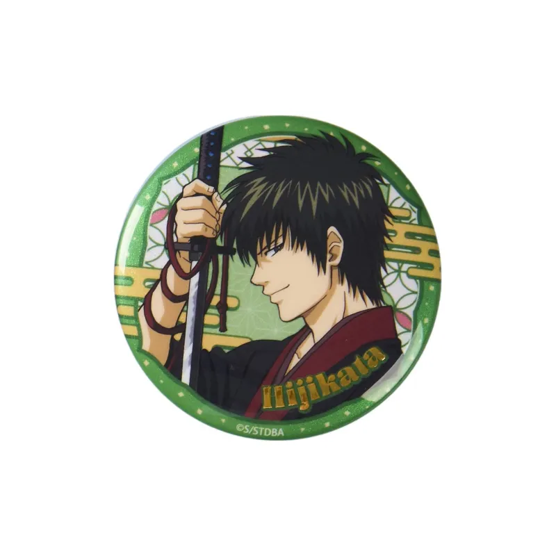 BOOM COMIC Gintama Double Flash Badge Gintoki Sakata Shinsuke Takasugi Toushirou Hijikata Badges-3
