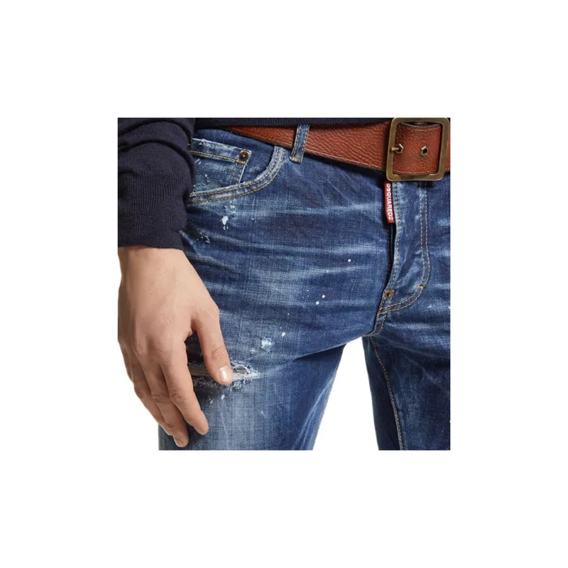 DSQUARED 2 Cool Guy Distressed Skinny Jeans-4