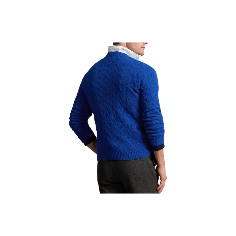 Polo Ralph Lauren Pony Embroidered Cable Knit Jumper-3