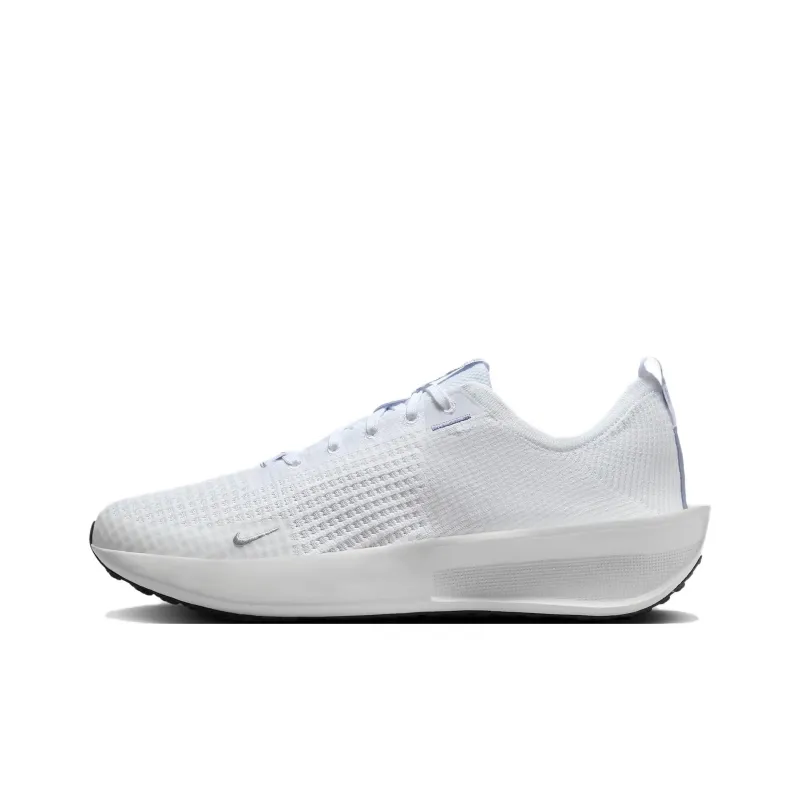 Nike Interact Run Anti Slip Wear Resistant Low Top Casual Running Shoes Men's White-0