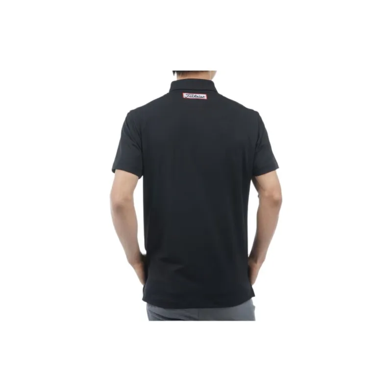 TITLEIST Polo Shirt Men's Black-1