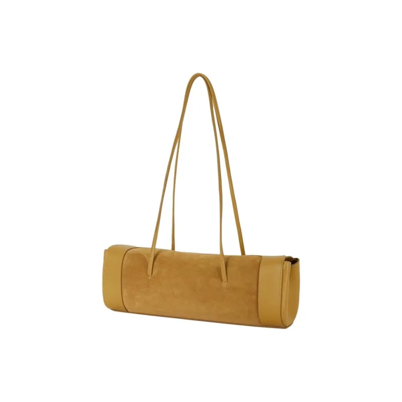 Little Liffner Cow Leather Handbag Shoulder Bag Medium Size Women's Dark Khaki-1