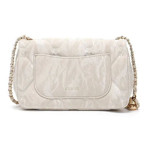 BETTINA VIVIAN PU Crossbody Bag Regular Women's Beige Apricot-4