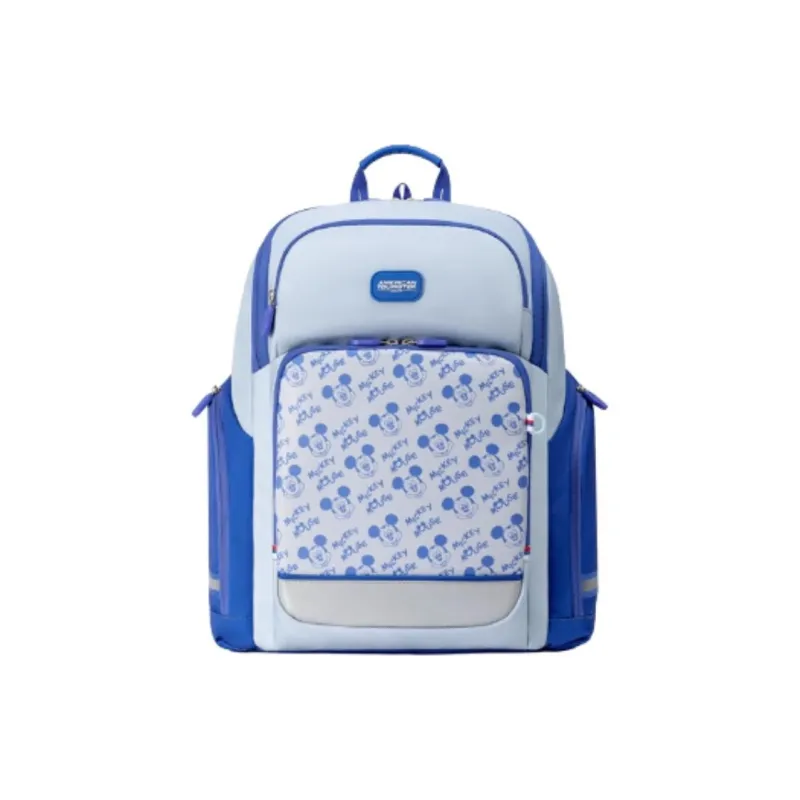 AMERICAN TOURISTER PU Backpack Kids' Orange Pink/Gray Blue-4