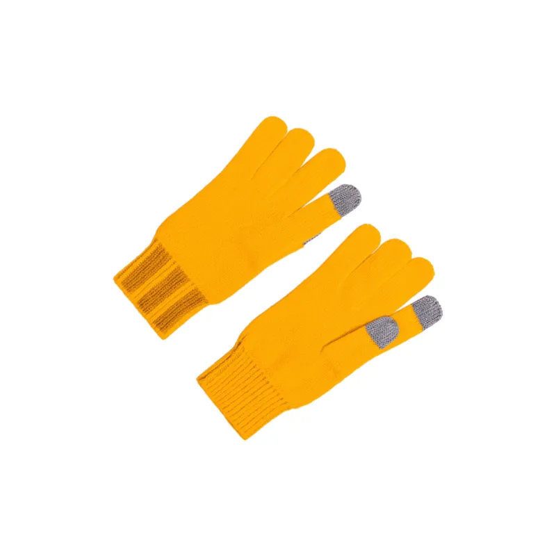 Adidas Acrylic Knit Gloves Unisex Yellow-1
