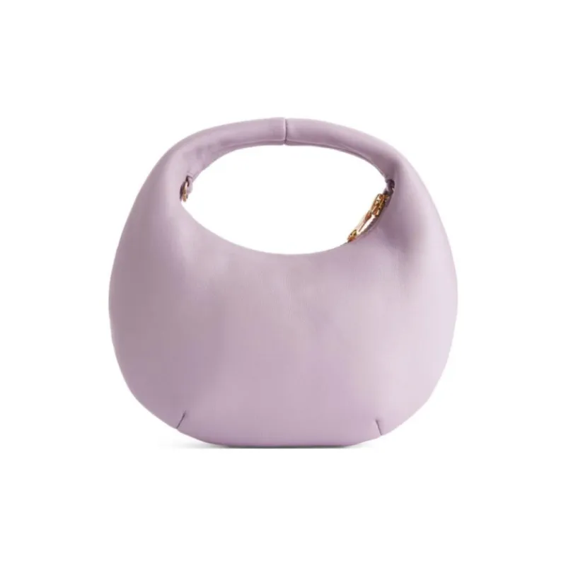 ARKET Sheepskin Shoulder Bag Crossbody Bag Handbag Small Size Women's Lilac-3