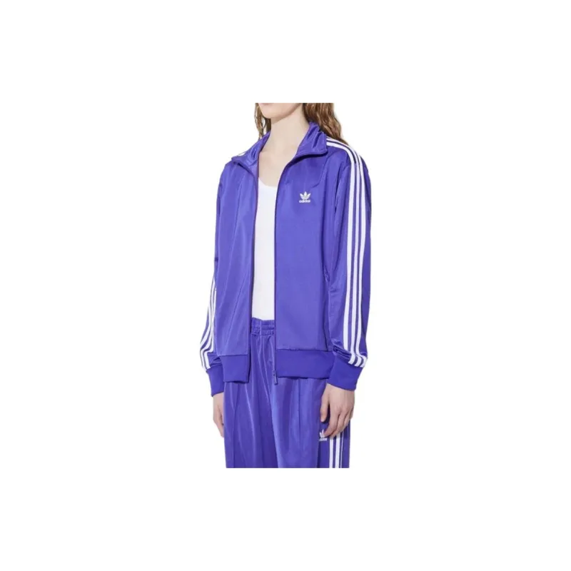 Adidas Originals ADICOLOR CLASSICS Adicolor Classics Loose Firebird Track Top Jackets & Coats Women's Purple-4