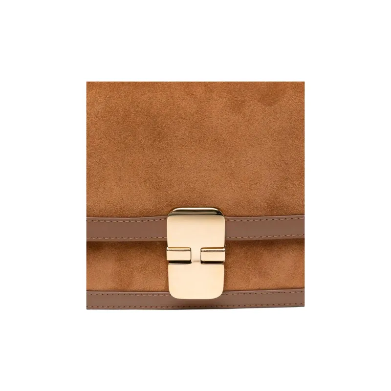 A.P.C Grace Foldover Top Shoulder Bag-3