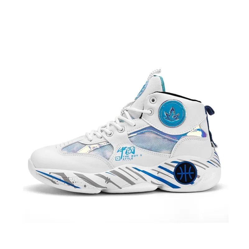 AMICNIEGD Slip Resistant, Abrasion Resistant, Breathable High Top Basketball Shoes Men's-2