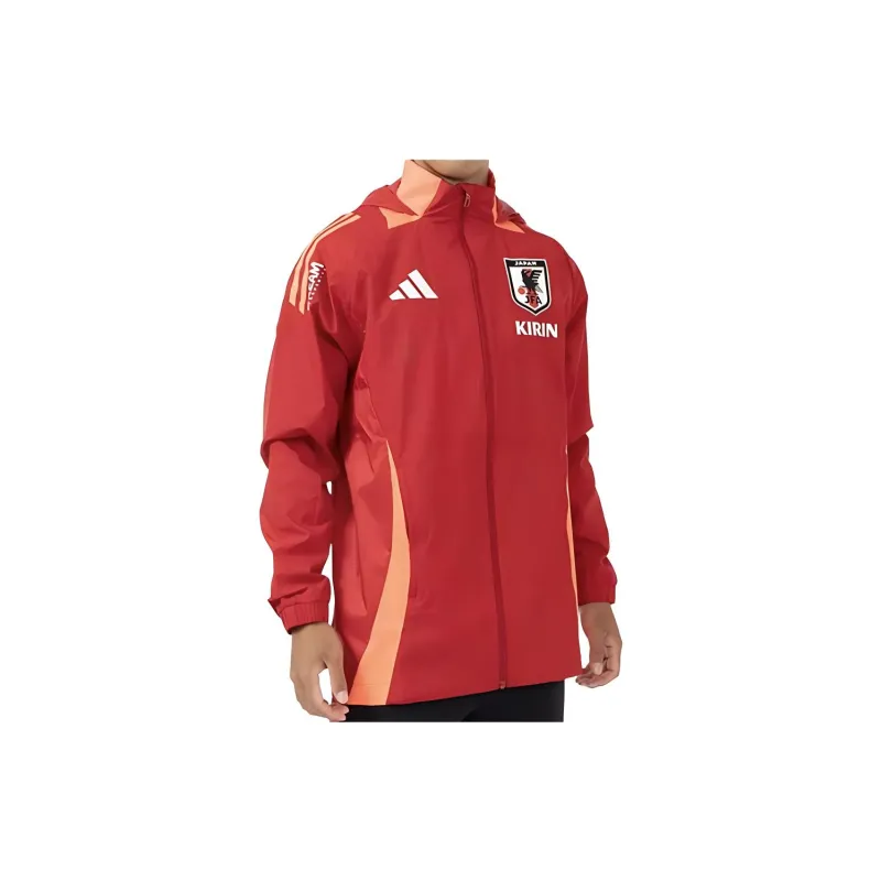 Adidas Japanese Football Team Olympic Series Jacket Men's Red-3