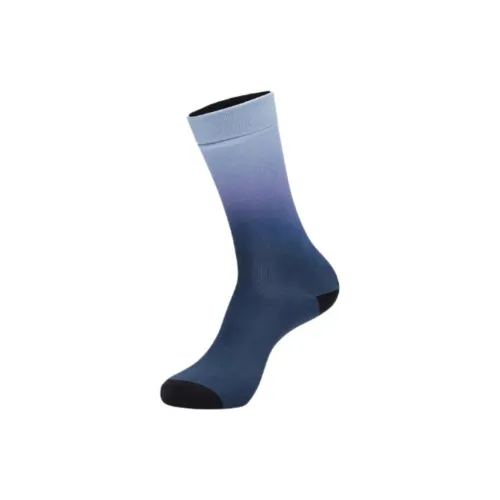 SALOMON Mid-Calf Socks Unisex 1 Pack Gray Blue