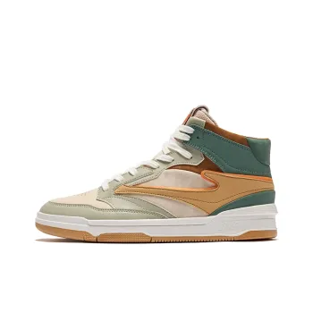Erke Single 3.0 Wear Resistant Slip Resistant High Top Skateboard Shoes Men's Tea Brown Pine Frost Green