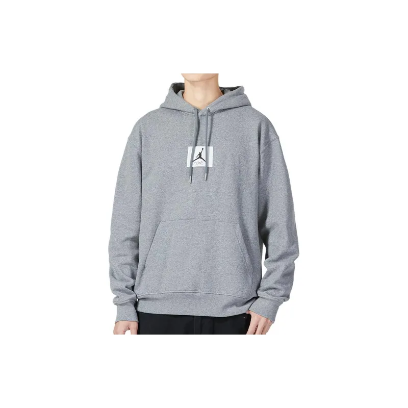 Jordan Sweatshirts Men Gray Fleece Lined-2