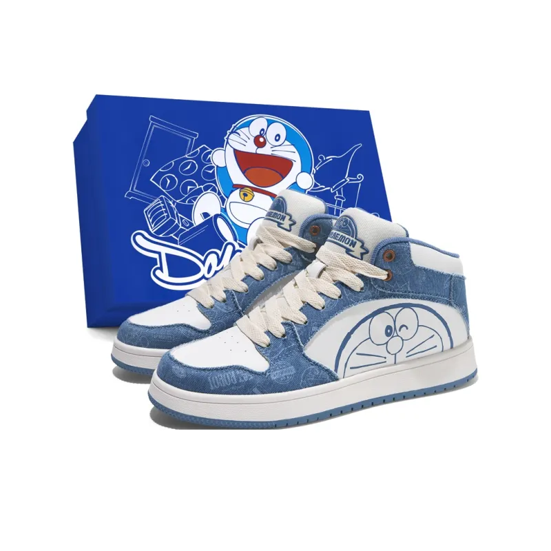 DoraemonA Mid-Top Skateboard Shoes Unisex-31