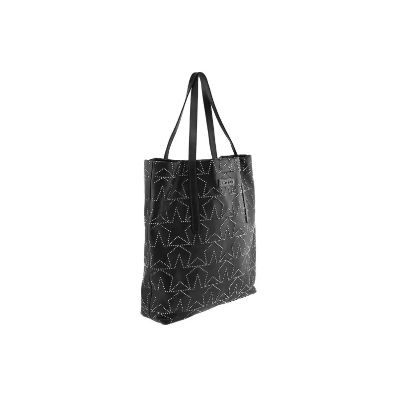Jimmy Choo Leather Tote Bag Shopping Bag Handbag Regular Men's Black-1