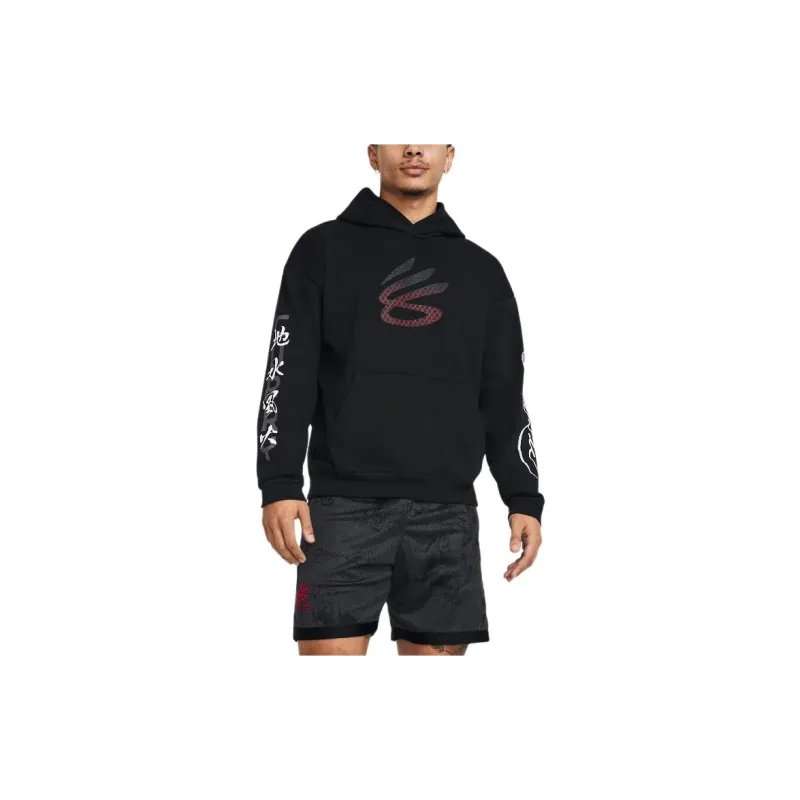 Under Armour x LIXIAOLONGKULI LIANMINGKUAN UA Chinese New Year Sweatshirt Men's Black-2