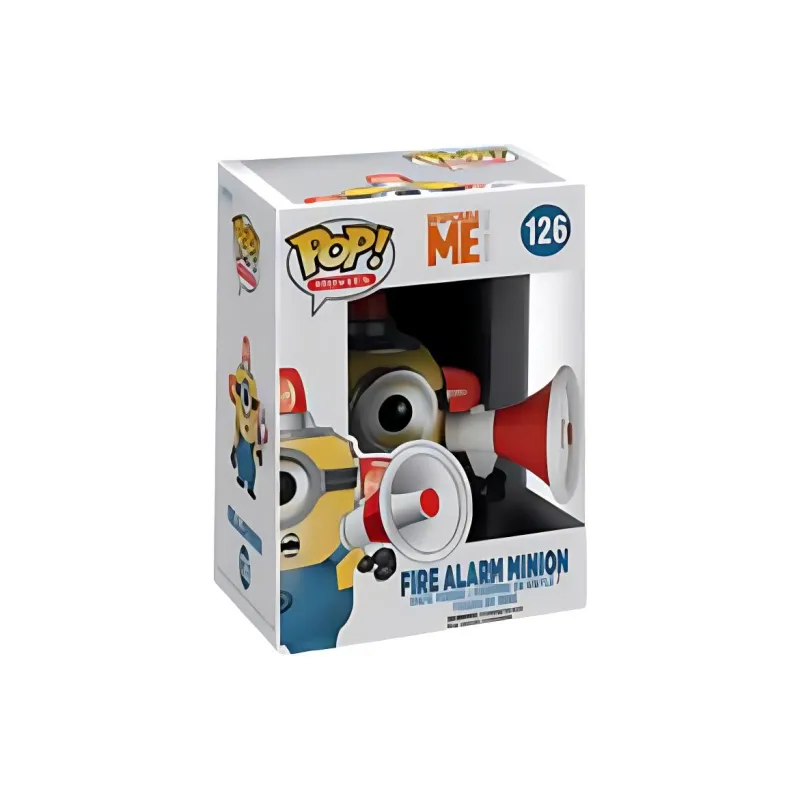 Funko POP! Collection MOVIES Despicable Me Fire Alarm Despicable Me Minions Chibi Figures-1