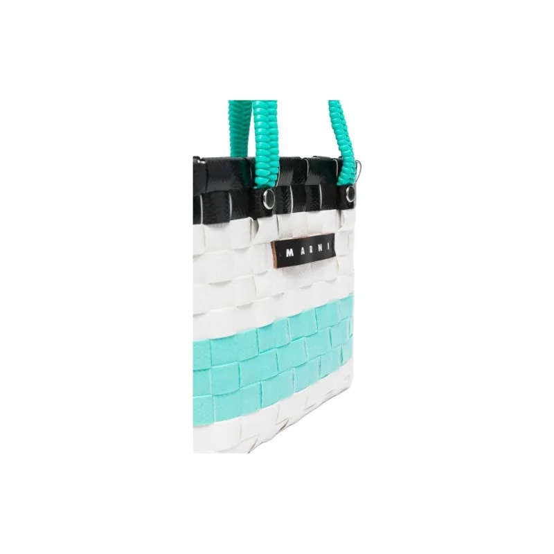 MARNI Polypropylene Tote Bag Shopping Bag Clutch Women's Multicolor-4