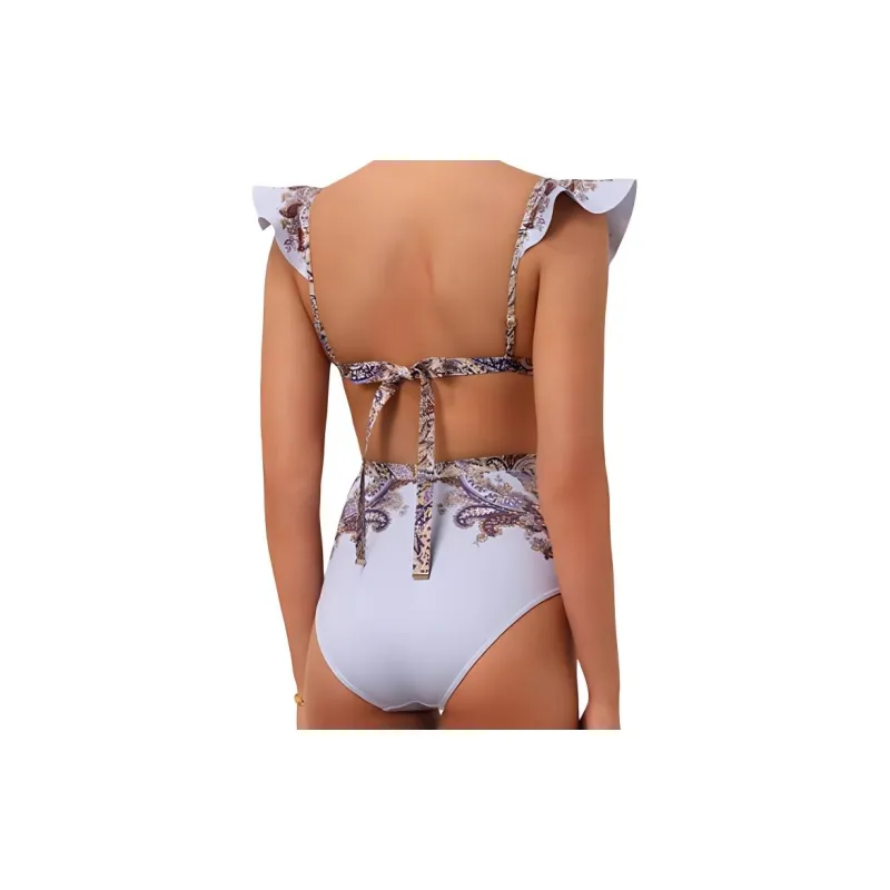 Zimmermann Ottie Ruffled One Piece Swimsuit-5