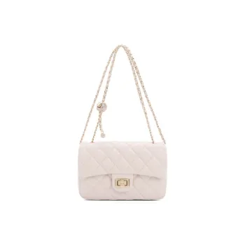 BELLE Artificial Leather Shoulder Bag Small Size Women's Solid Color Plain