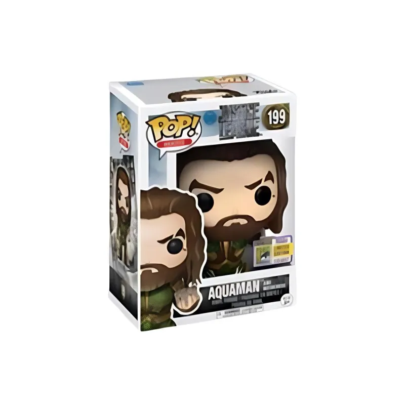 Funko POP! Collection HEROES Movie Justice League The Flash Aquaman Chibi Figures-1