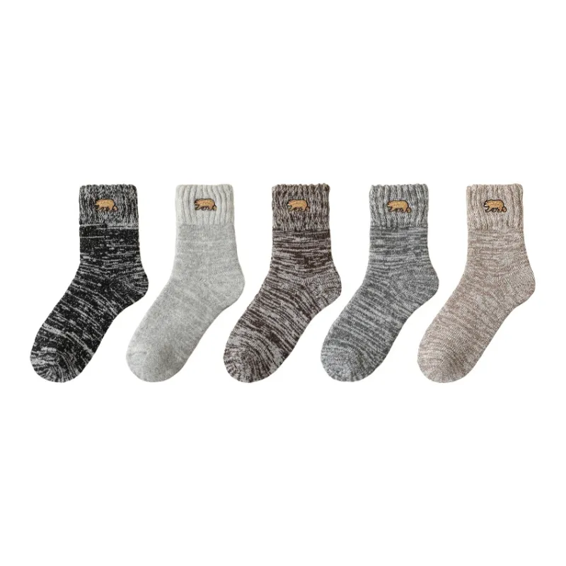 MIIOW Mid Calf Socks Men's Combo Set-14