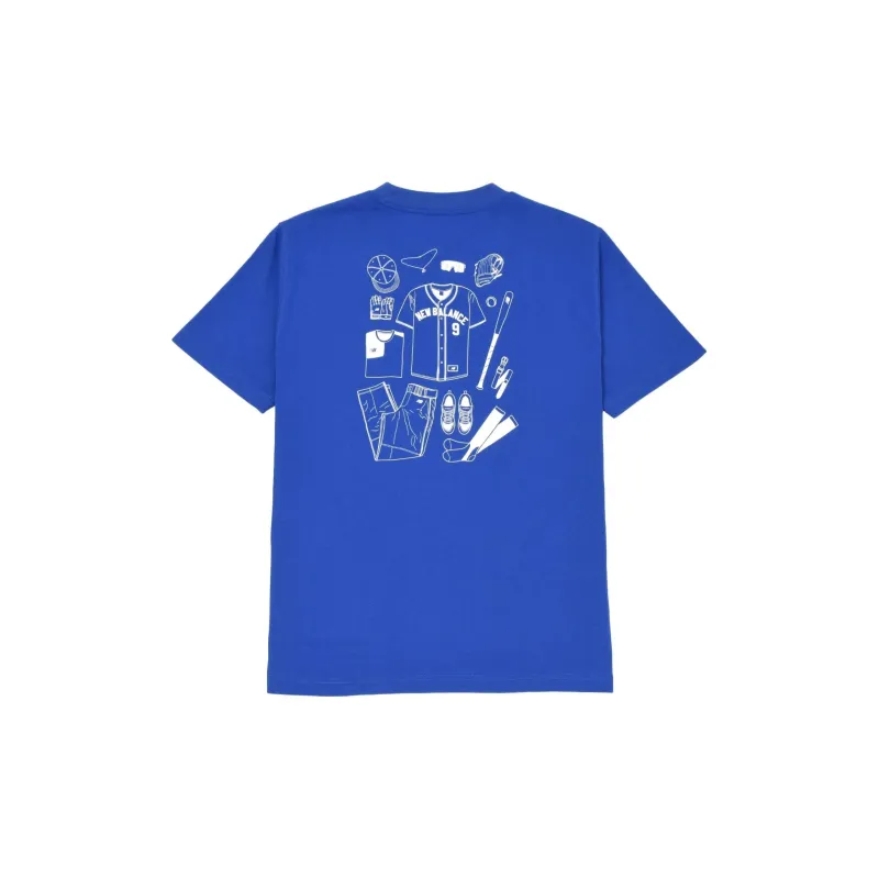 New Balance T Shirt Men's Royal Team-1