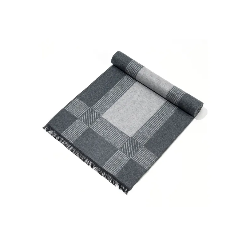 Shanghai Story 100% Mulberry Silk Knit Scarves Men's Multiple Colors-11