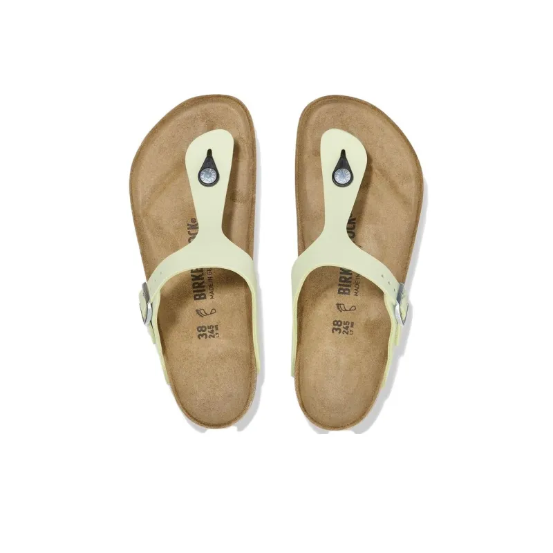 Birkenstock EVA Abrasion-Resistant Flip Flops Women's Lime Narrow Fit-4