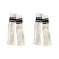 [2 Pack]White Triple Stripe 2