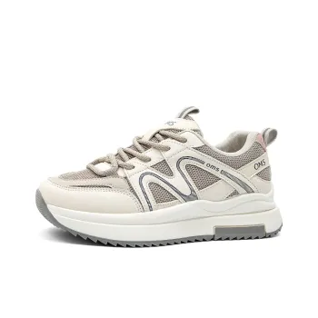 OMS Low Top Chunky Sneakers Women's Beige Blue